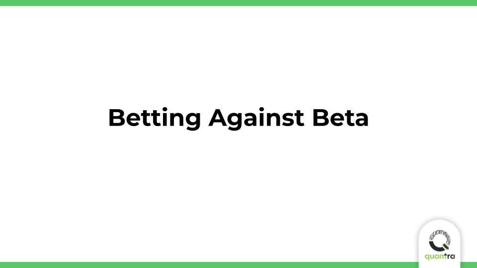 Betting Against Beta